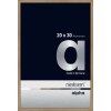 Cornice Nielsen in alluminio Alpha TCSC 20x30 cm rovere