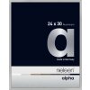Cornice Nielsen in alluminio Alpha TCSC 24x30 cm argento opaco