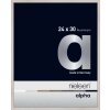 Cornice Nielsen in alluminio Alpha TCSC 24x30 cm rovere bianco