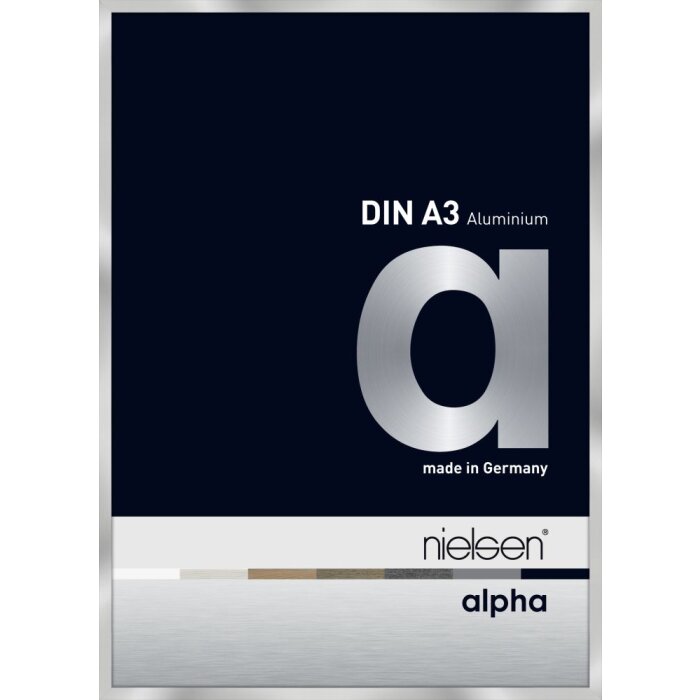 Cornice Nielsen in alluminio Alpha TCSC 30x42 cm argento
