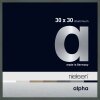 Cornice Nielsen in alluminio Alpha TCSC 30x30 cm platino