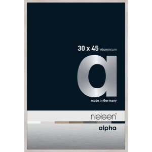 Cornice Nielsen in alluminio Alpha TCSC 30x45 cm rovere...