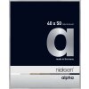 Cornice Nielsen in alluminio Alpha TCSC 40x50 cm argento opaco