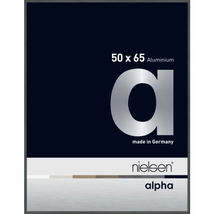 Cornice Nielsen in alluminio Alpha TCSC 50x65 cm platino