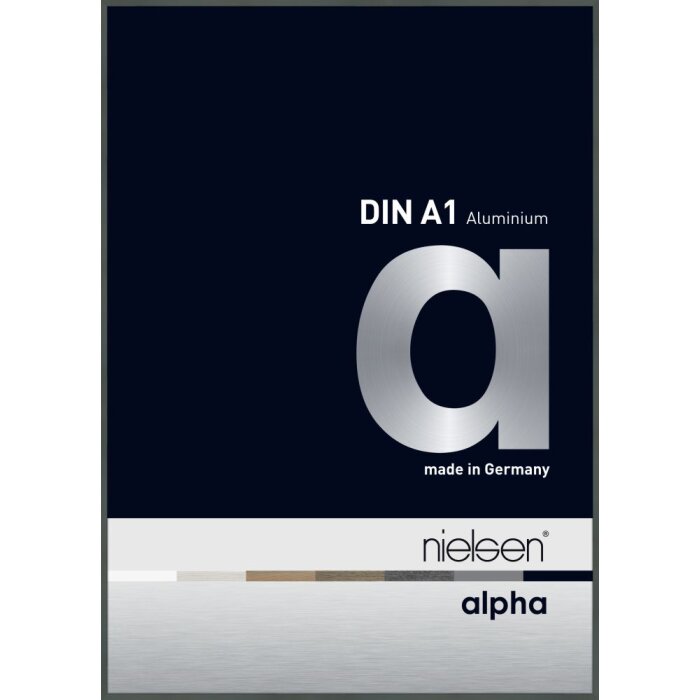 Cornice Nielsen in alluminio Alpha TCSC 60x84 cm platino