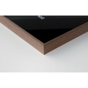 Cornice Nielsen in alluminio Alpha TCSC 60x84 cm luce wengé