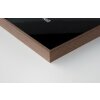 Cornice Nielsen in alluminio Alpha TCSC 60x84 cm luce wengé