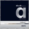 Cornice Nielsen in alluminio Alpha TCSC 60x60 cm argento