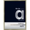 Cornice Nielsen in alluminio Alpha TCSC 18x24 cm acciaio inox spazzolato