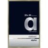 Cornice Nielsen in alluminio Alpha TCSC 20x30 cm acciaio inox spazzolato
