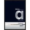 Cornice Nielsen in alluminio Alpha TCSC 21x30 cm anodizzato nero opaco