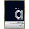 Cornice Nielsen in alluminio Alpha TCSC 30x42 cm in acciaio inox spazzolato