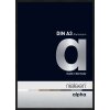Cornice Nielsen in alluminio Alpha TCSC 30x42 cm anodizzato nero opaco