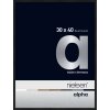 Cornice Nielsen in alluminio Alpha TCSC 30x40 cm anodizzato nero opaco