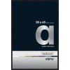 Cornice Nielsen in alluminio Alpha TCSC 30x45 cm anodizzato nero opaco