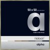 Cornice Nielsen in alluminio Alpha TCSC 50x50 cm acciaio inox spazzolato
