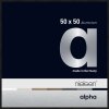 Cornice Nielsen in alluminio Alpha TCSC 50x50 cm anodizzato nero opaco