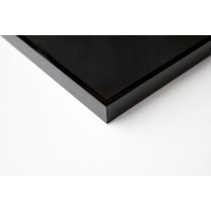 Cornice Nielsen in alluminio Alpha TCSC 50x65 cm anodizzato nero lucido