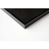 Cornice Nielsen in alluminio Alpha TCSC 50x65 cm anodizzato nero lucido