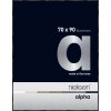 Cornice Nielsen in alluminio Alpha TCSC 70x90 cm anodizzato nero lucido