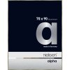 Cornice Nielsen in alluminio Alpha TCSC 70x90 cm in acciaio inox spazzolato