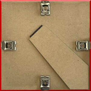 Henzo Cornice di plastica Napoli 10x10 cm rosso