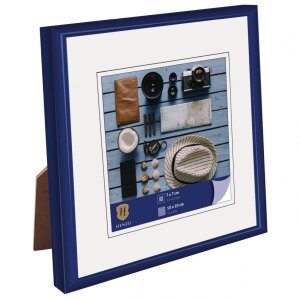 Henzo Cornice di plastica Napoli 10x10 cm blu