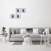 Henzo Cornice di plastica Napoli 10x10 cm blu