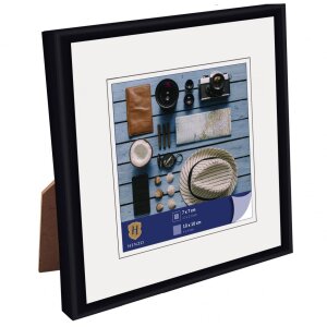 Henzo Cornice di plastica Napoli 10x10 cm nero