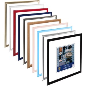 Henzo Cornice di plastica Napoli 10x10 cm nero