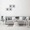 Henzo Cornice di plastica Napoli 10x10 cm nero