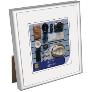Henzo cornice in plastica Napoli 10x10 cm argento