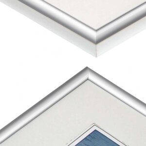Henzo cornice in plastica Napoli 10x10 cm argento