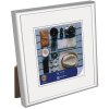 Henzo cornice in plastica Napoli 10x10 cm argento