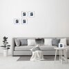 Henzo cornice in plastica Napoli 10x10 cm argento