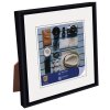 Henzo Cornice di plastica Napoli 15x15 cm nero