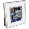 Henzo Cornice di plastica Napoli 15x15 cm argento
