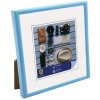 Henzo Cornice in plastica Napoli 15x15 cm azzurro