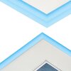 Henzo Cornice in plastica Napoli 15x15 cm azzurro