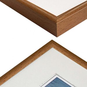 Henzo cornice in plastica Napoli 15x20 cm marrone medio