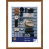 Henzo Cornice in plastica Napoli 18x24 cm marrone medio