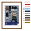 Henzo Cornice in plastica Napoli 18x24 cm marrone medio