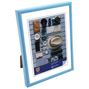 Henzo Cornice in plastica Napoli 18x24 cm azzurro