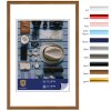 Henzo Cornice in plastica Napoli 21x30 cm marrone medio
