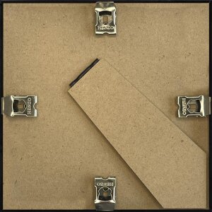 Henzo Cornice in plastica Napoli 30x30 cm nero