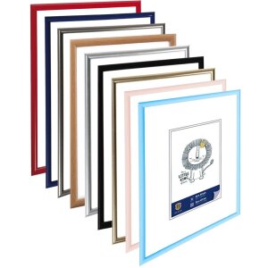 Henzo Cornice in plastica Napoli 30x45 cm azzurro