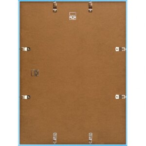 Henzo Cornice in plastica Napoli 30x45 cm azzurro