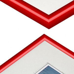 Henzo Cornice di plastica Napoli 40x40 cm rosso