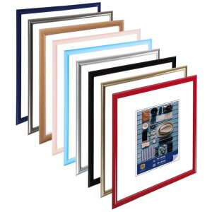 Henzo Cornice di plastica Napoli 40x40 cm rosso