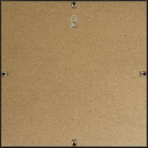 Henzo Cornice in plastica Napoli 40x40 cm nero